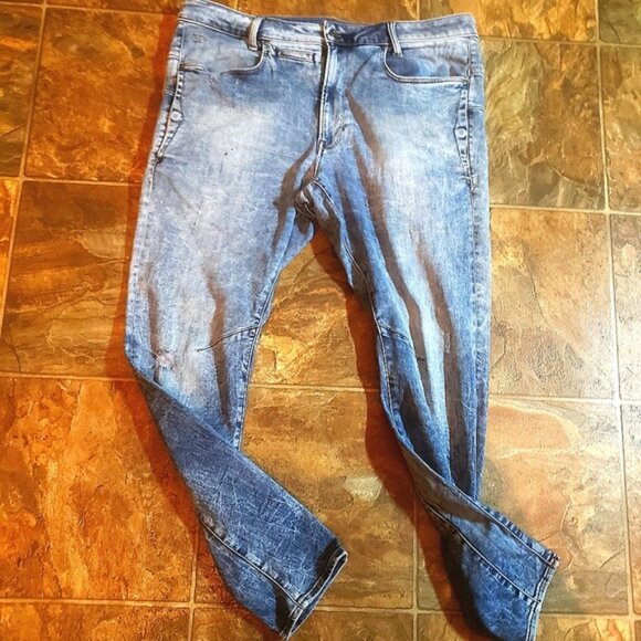 - G STAR RAW 3D 9 POCKET SKINNY JEANS 36X32 - Picture 1 of 4